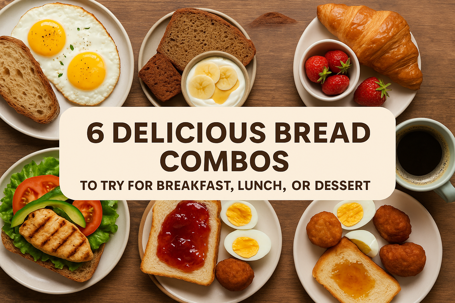 6 Delicious Bread Combos To Try for Breakfast, Lunch, or Dessert
